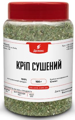 Кріп сушений Делюкс 100г